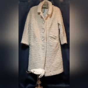 Vintage Faux fur 3/4 sleeve coat